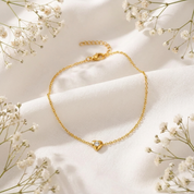 Mireille Heart Anklet
