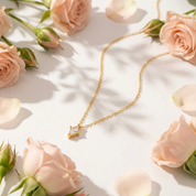 Lyra Crystal Pendant Necklace