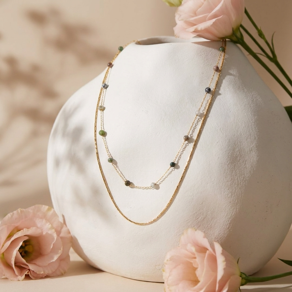 Alba Gold Necklace