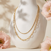 Amanda Stacked Gold Chains