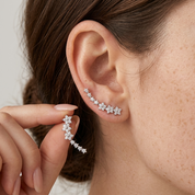 Nova Silver Star Ear Climber