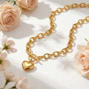 Élodie Gold Heart Necklace
