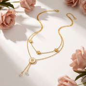 Alba Clover Layered Necklace