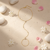 Clara Crystal Cluster Hand Chain