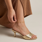 Maya Open Clover Anklet