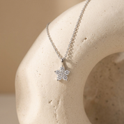Freya Crystal Flower Necklace
