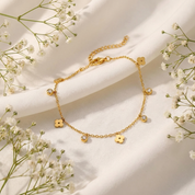 Maya Clover Anklet