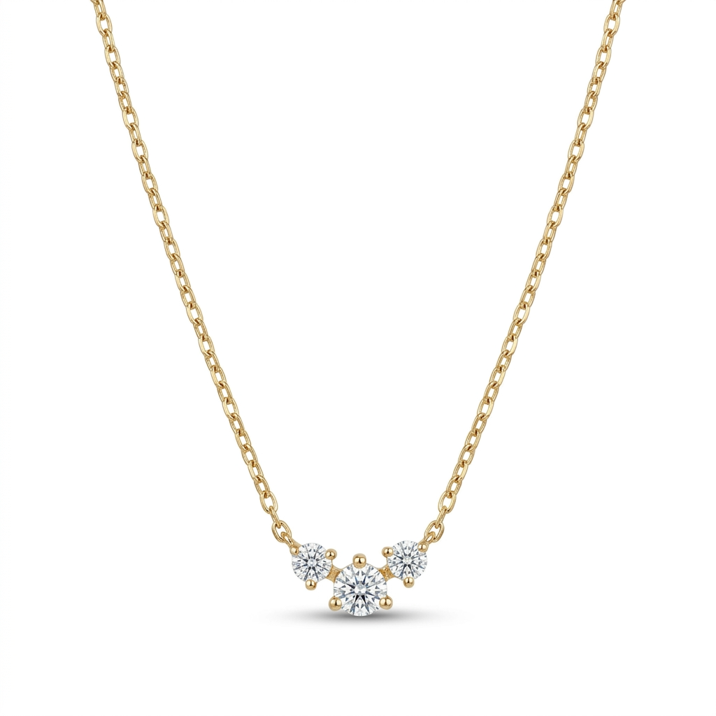 Luna Trilogy Crystal Necklace