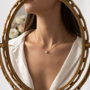 Vivienne Pear Drop Gold Necklace