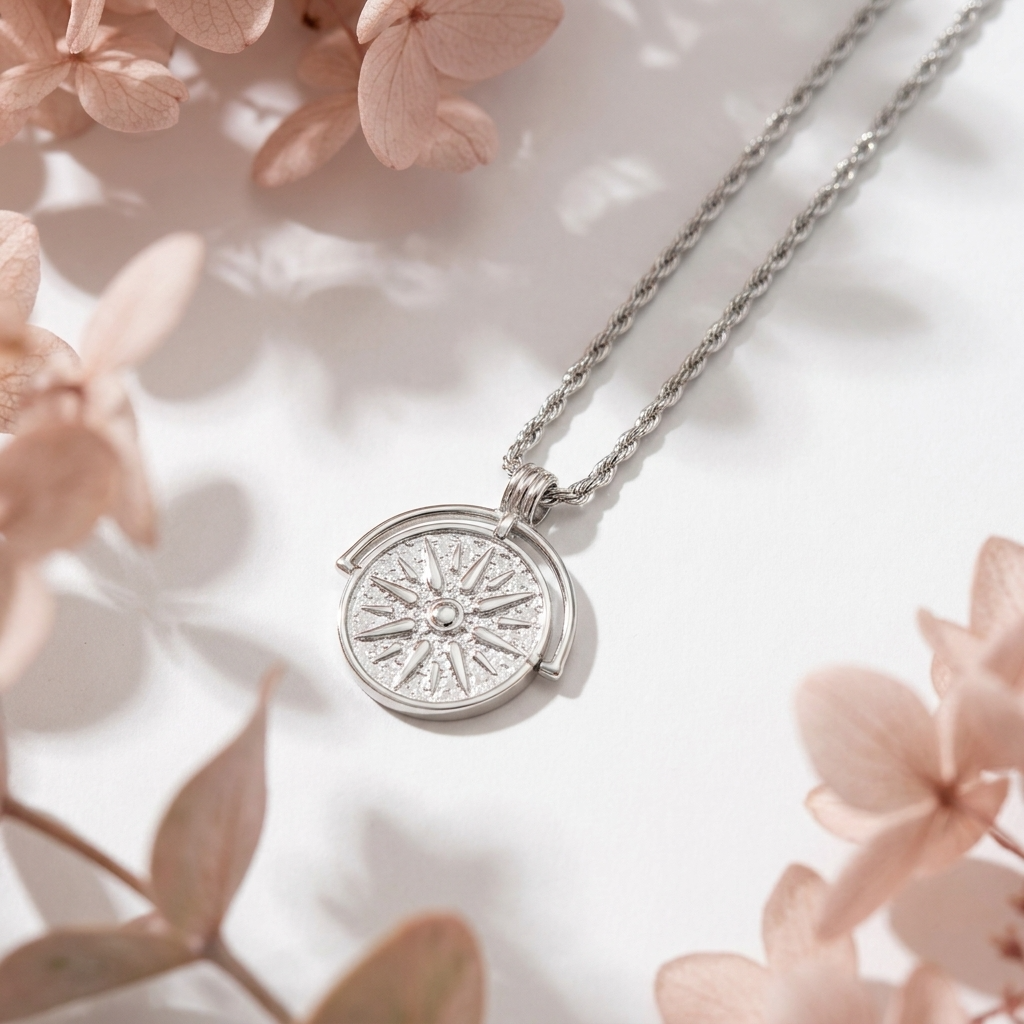 Midday Sun Silver Necklace