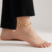 Zaria Clover Anklet