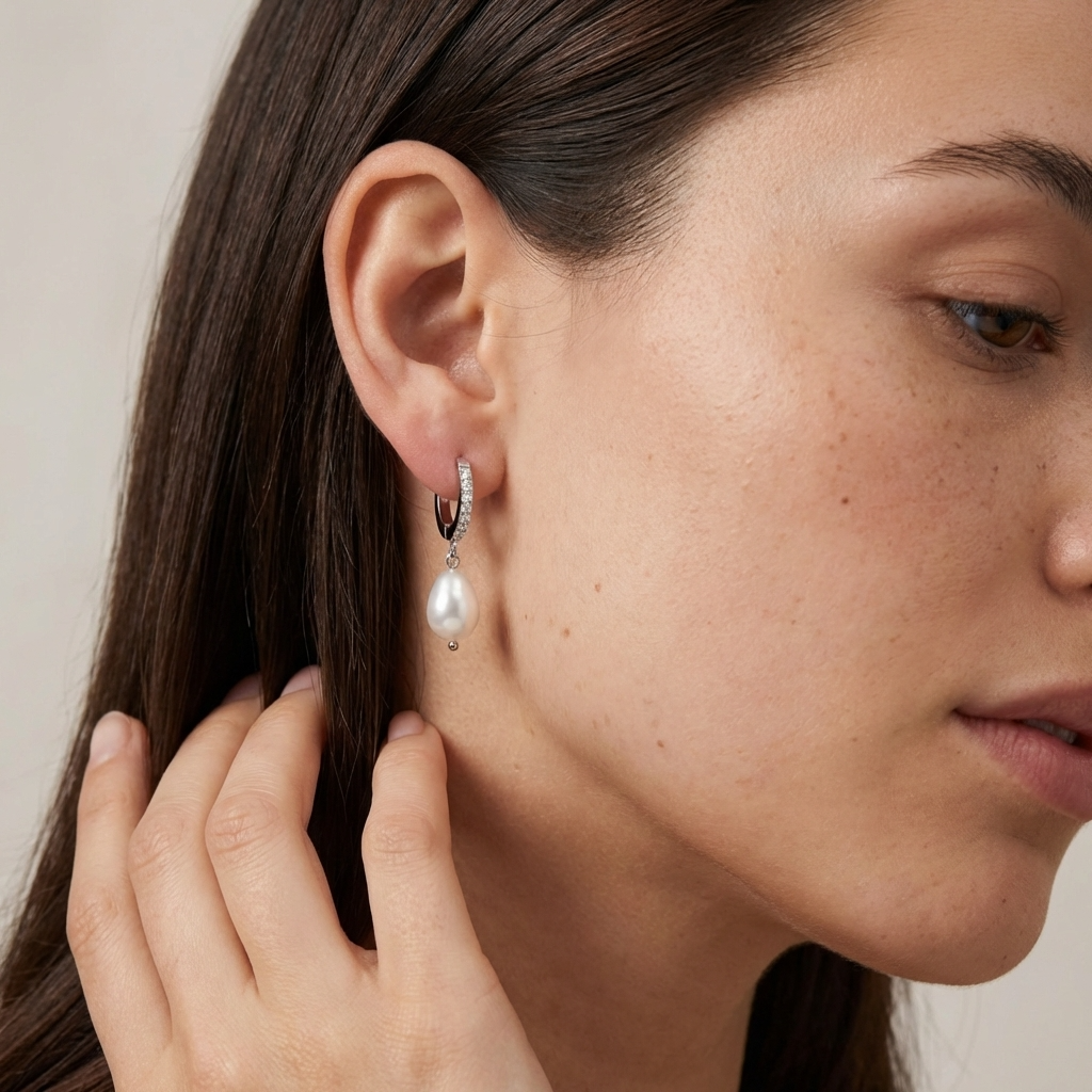 Amélie Pearl Hoops