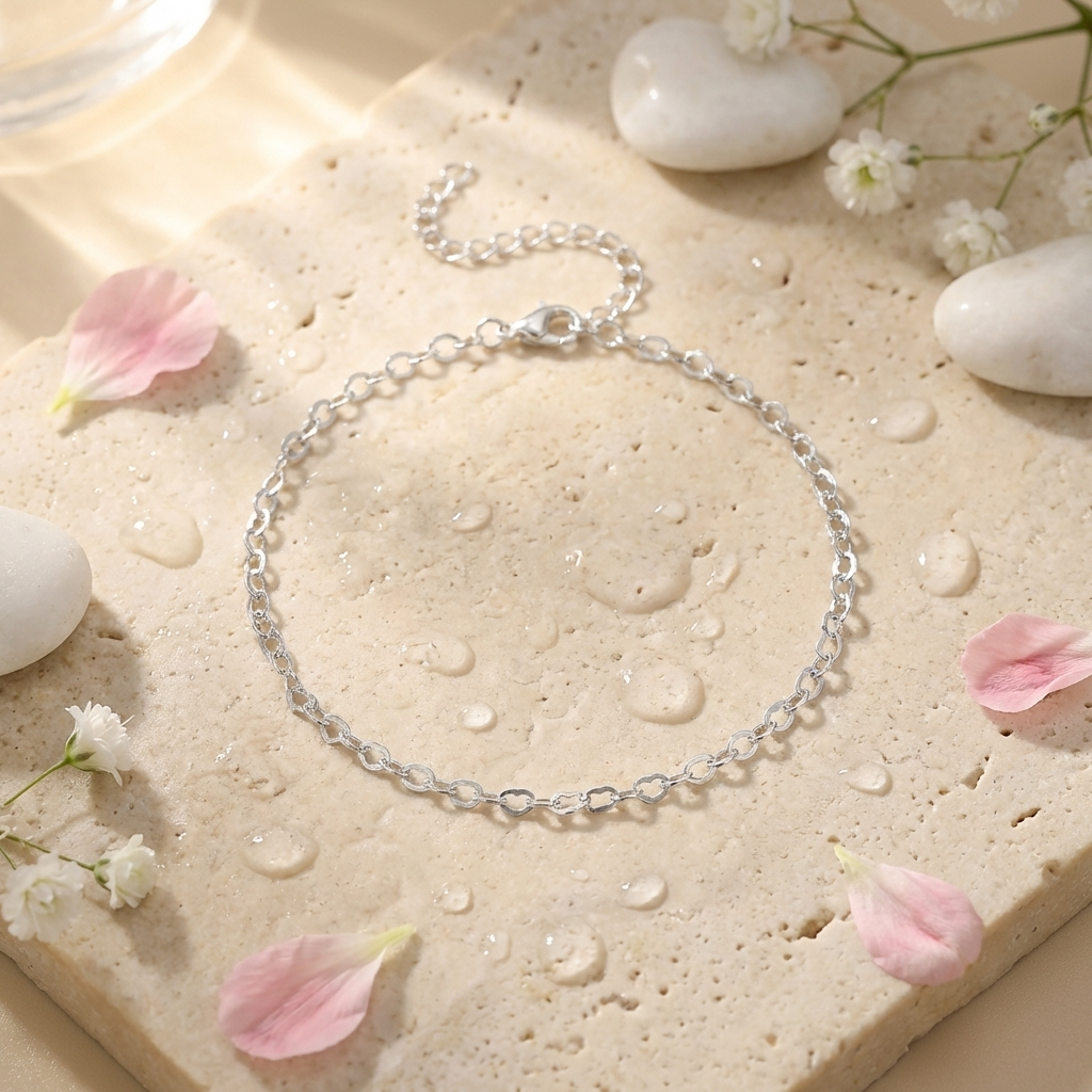 Luna Linked Hearts Anklet