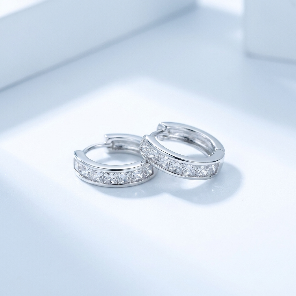 Stella Silver Hoops