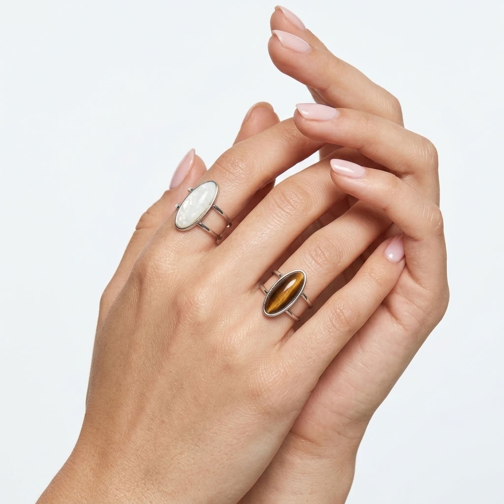 Isla Marquise Statement Ring Set