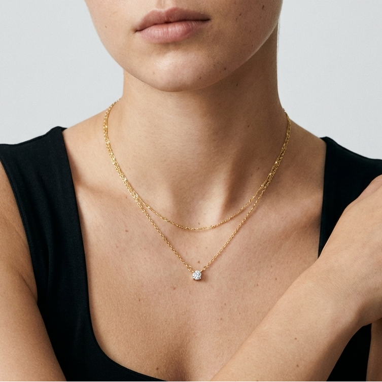 Mallory Gold Necklace