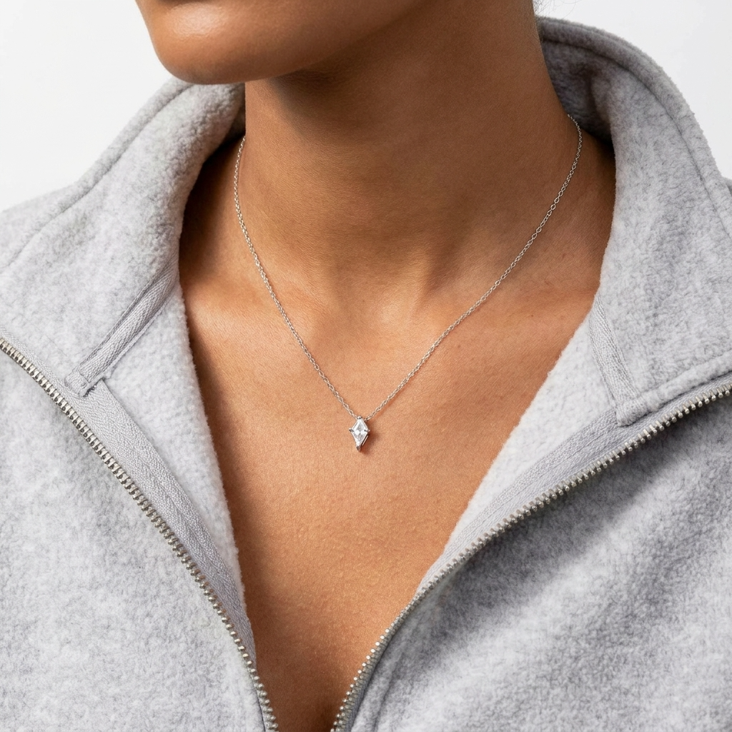 Lyra Crystal Pendant Necklace