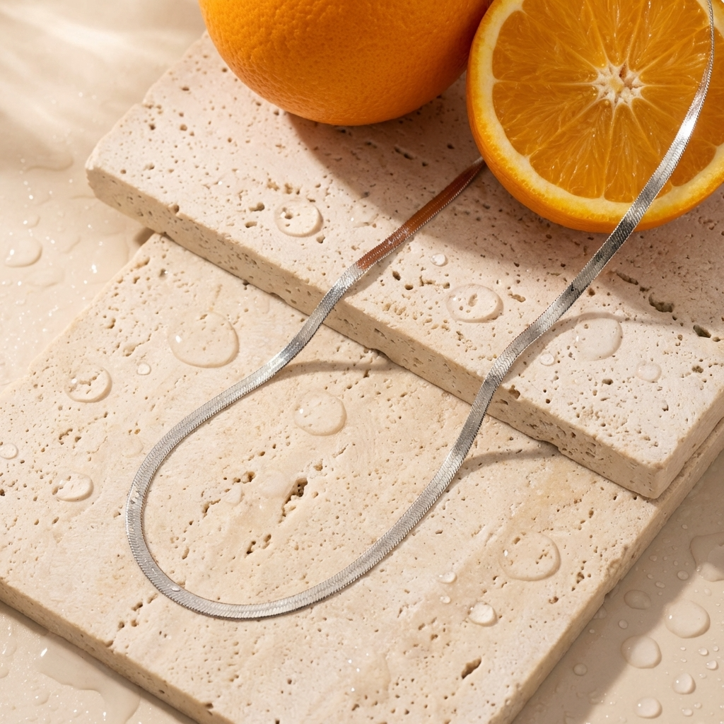 Leila Herringbone Necklace