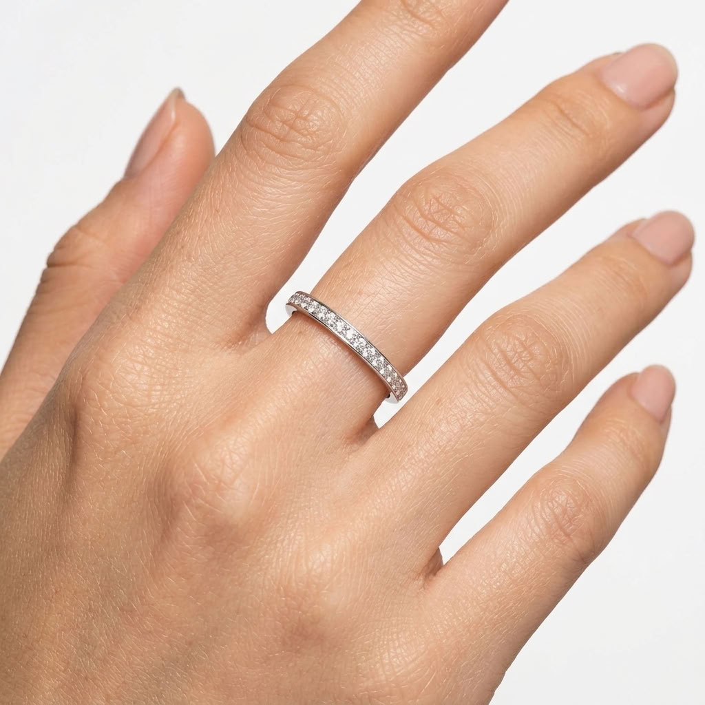 Romy Silver Eternity Ring
