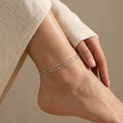 Brielle Double Strand Anklet