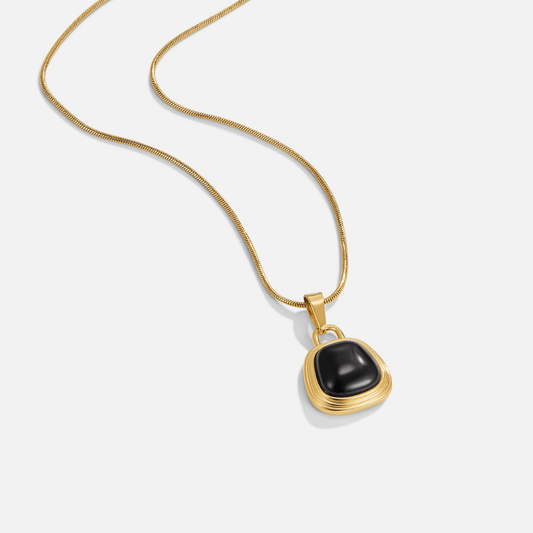 Ebony Black Pearl Pendant Necklace - My StoreNecklace