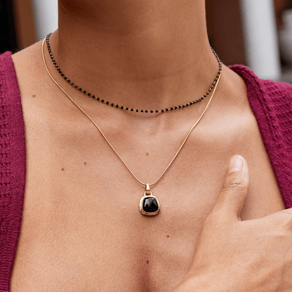 Ebony Black Pearl Pendant Necklace - My StoreNecklace