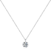 Elara Silver Pendant Necklace - NAVALLI