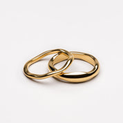 Elara Stackable Rings - 5 - Gold - 3