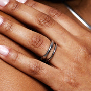 Elara Stackable Rings - 5 - Silver - 5
