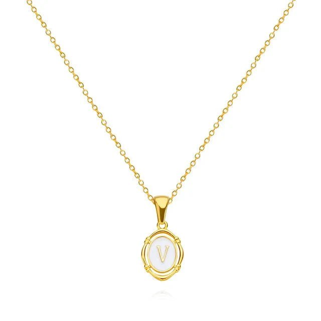 Elegant Letter Necklace - NAVALLINecklace