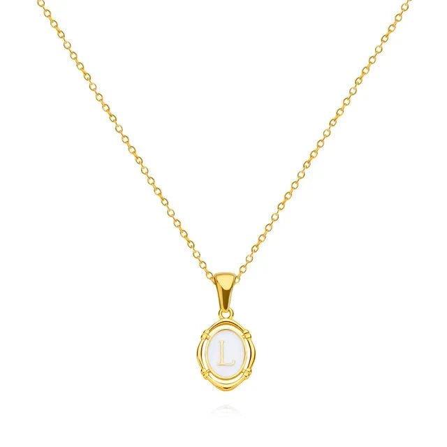 Elegant Letter Necklace - NAVALLINecklace