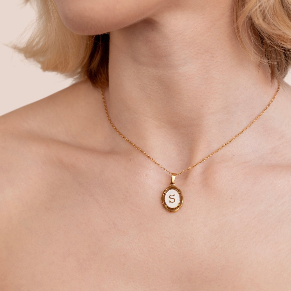Elegant Letter Necklace - NAVALLINecklace