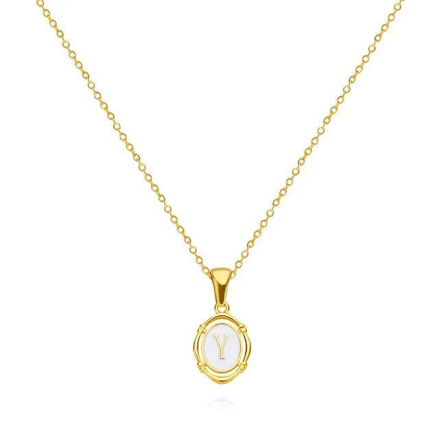 Elegant Letter Necklace - NAVALLINecklace