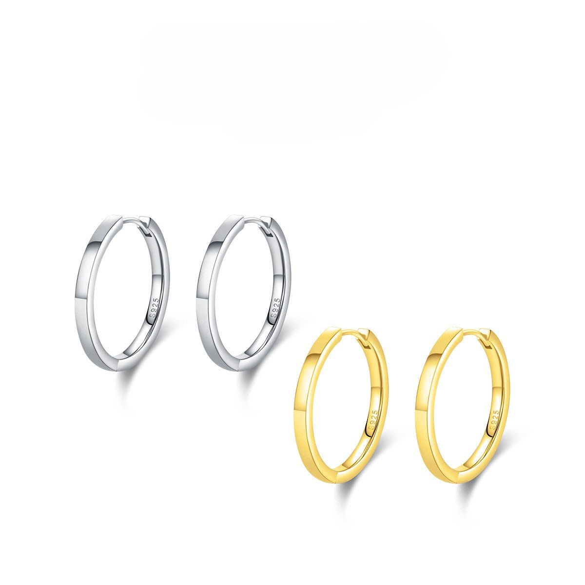 Eliana Hoop Earrings - Gold - 4