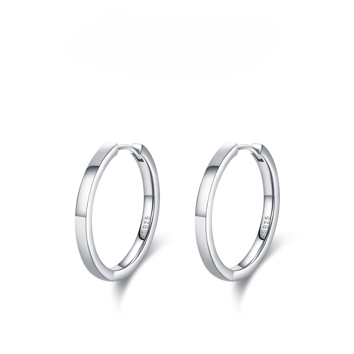 Eliana Hoop Earrings - Silver - 2