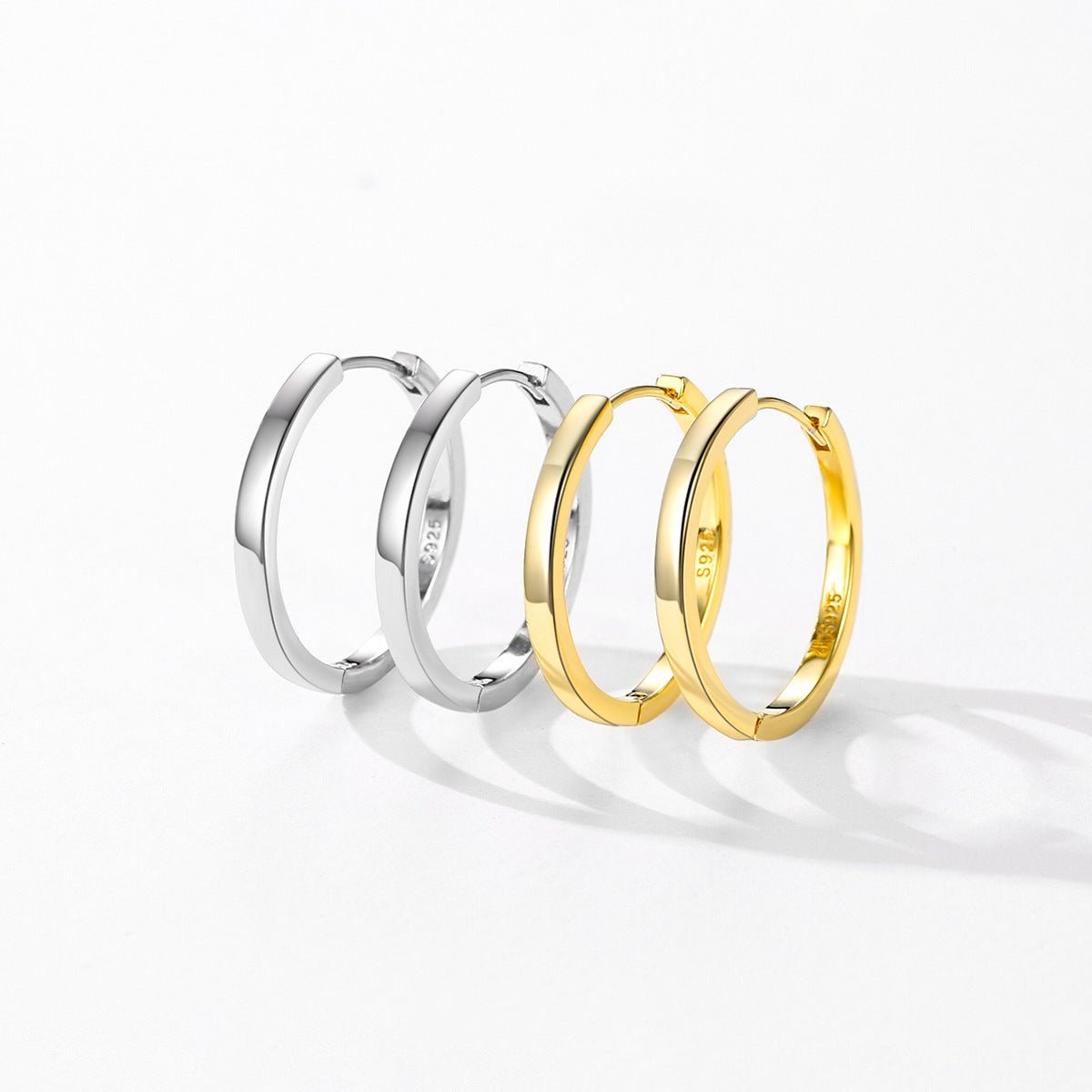 Eliana Hoop Earrings - Gold - 5