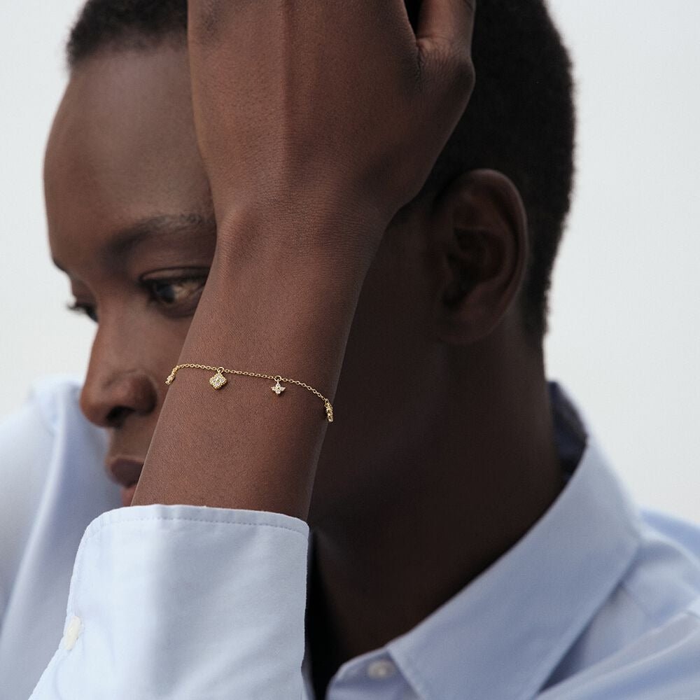 Élise Shine Charm Bracelet - Bracelet - Gold - 3