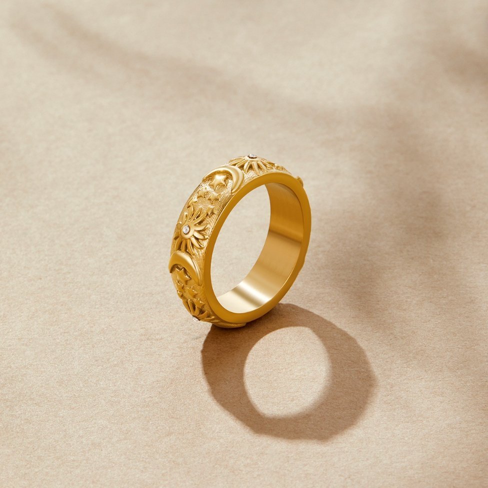 Elodie Celestial Gold Ring - NAVALLIRing