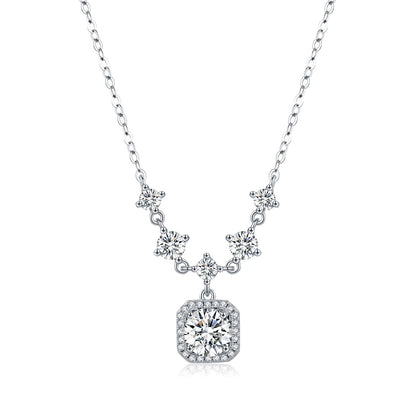 Elodie Silver Pendant Necklace - NAVALLI