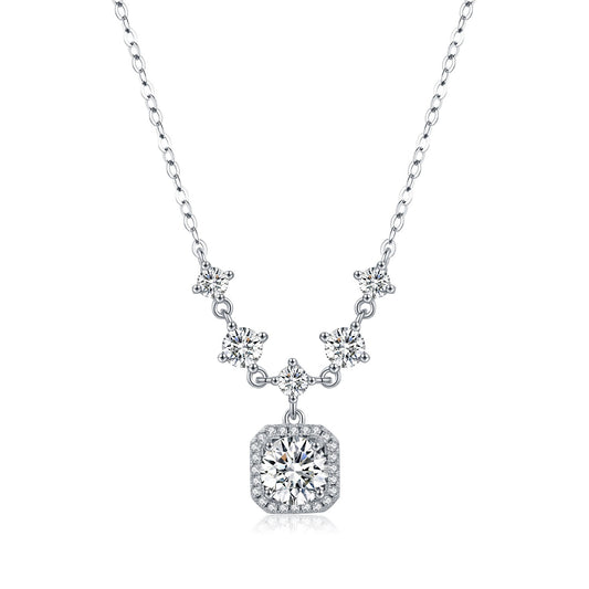 Elodie Silver Pendant Necklace - NAVALLI