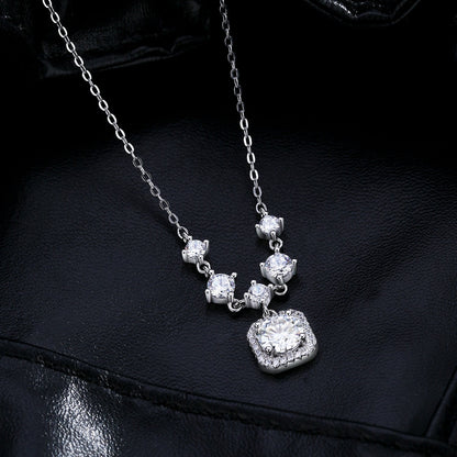 Elodie Silver Pendant Necklace - NAVALLI