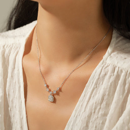 Elodie Silver Pendant Necklace - NAVALLI