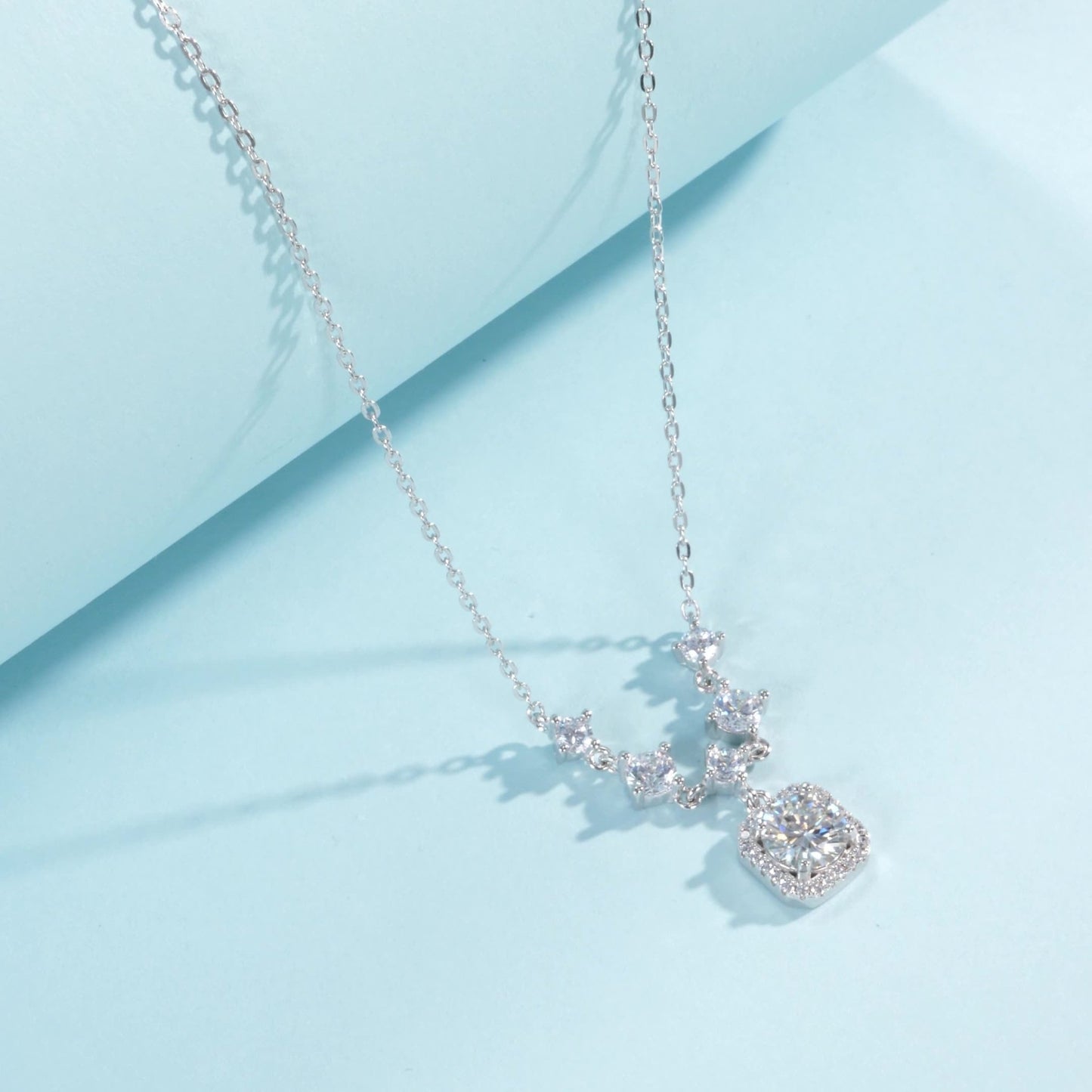 Elodie Silver Pendant Necklace - NAVALLI