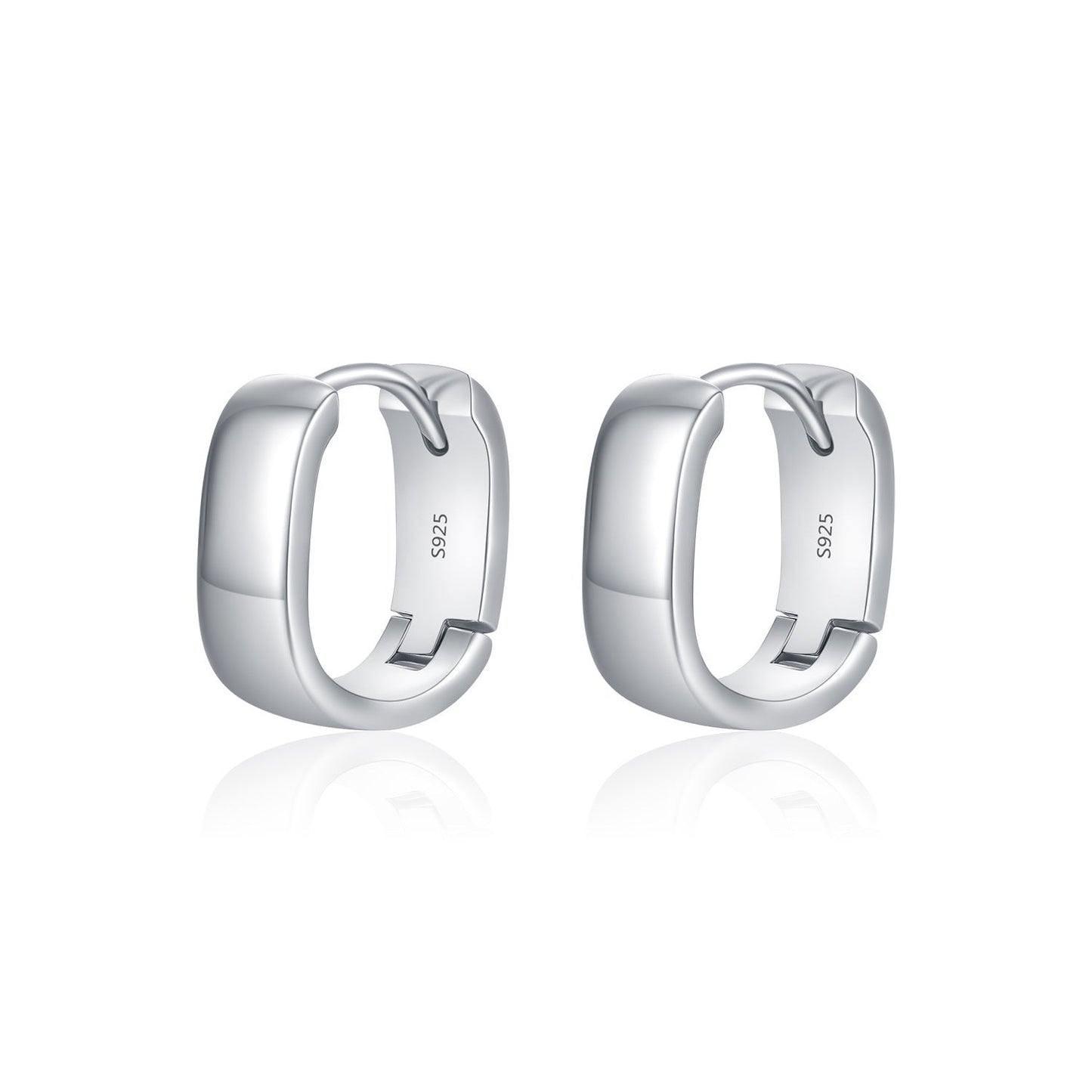 Elora Sterling Silver Huggies - NAVALLI