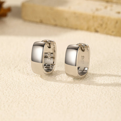 Elora Sterling Silver Huggies - NAVALLI