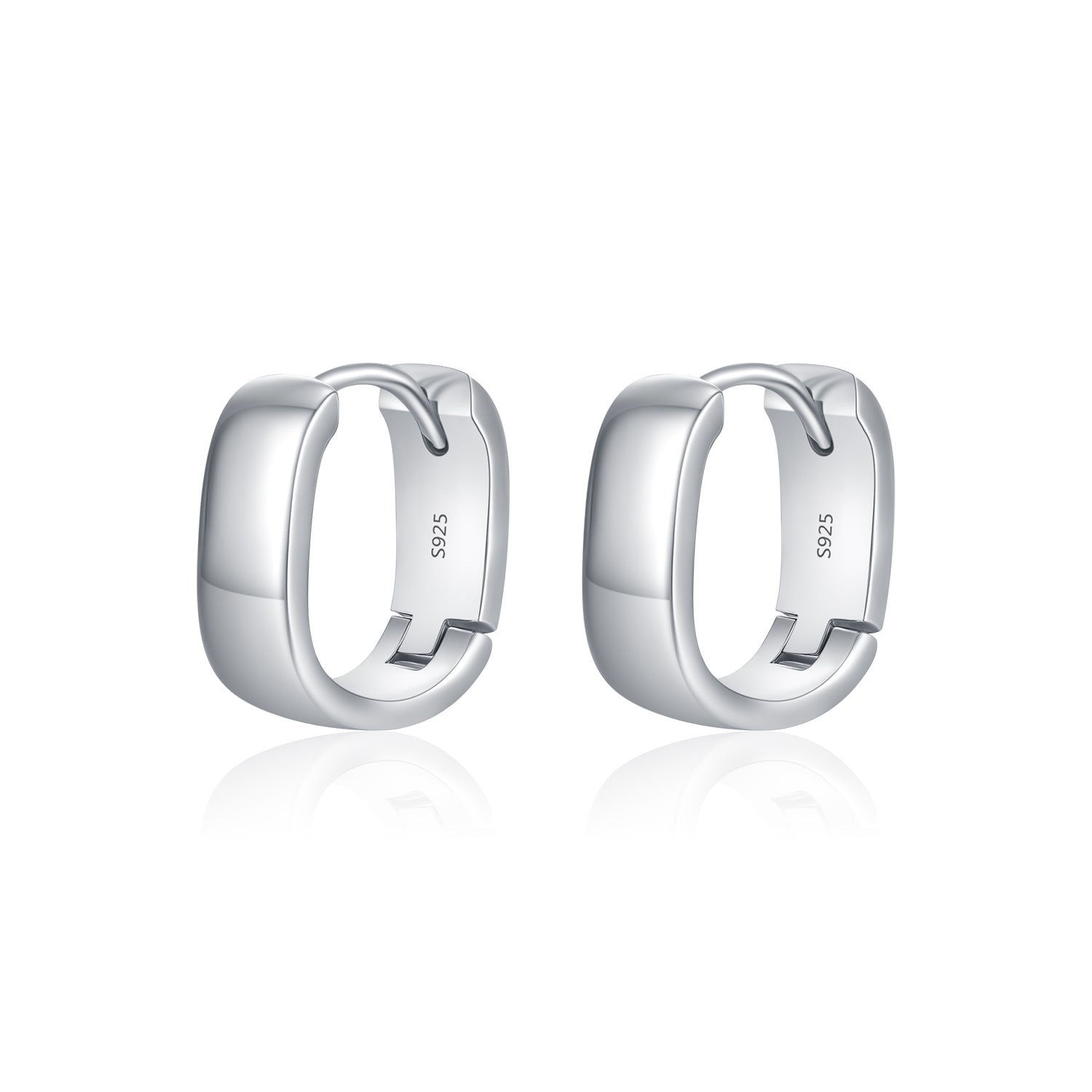 Elora Sterling Silver Huggies - 2