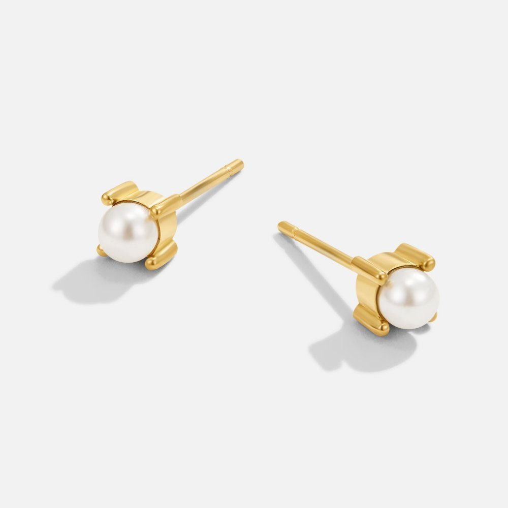 Emy Classic Pearl Studs - Earrings - 2
