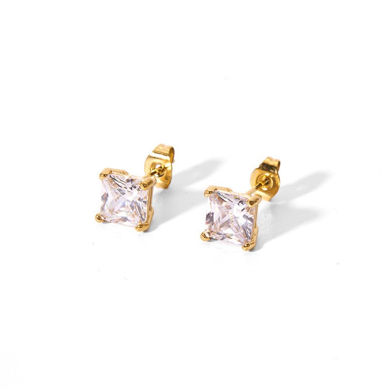 Esme Petite Stud Earrings - Earrings - Gold - 2