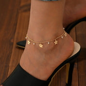 Evelisse Bloom Anklet - Gold - 1