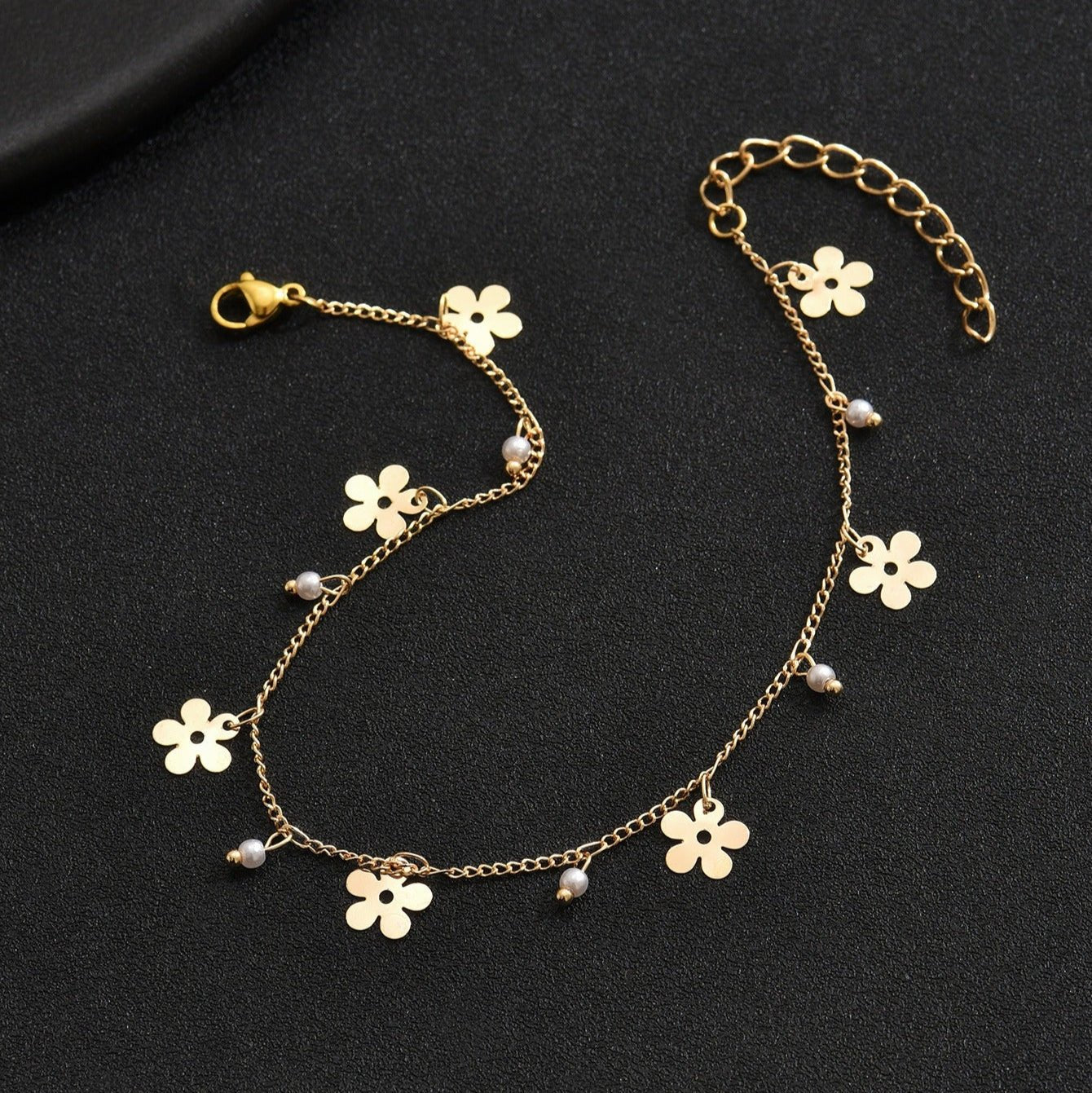 Evelisse Bloom Anklet - Gold - 2